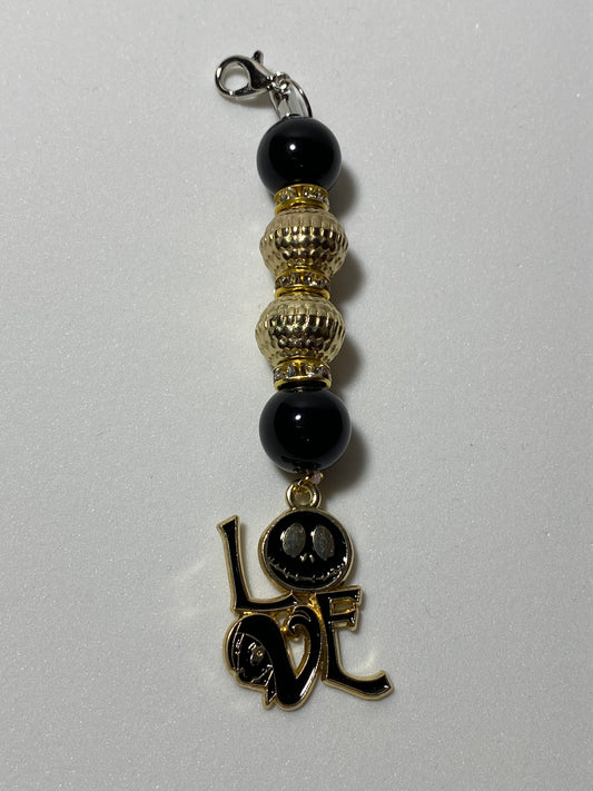 Jack Love Zipper Pull / Keychain Charm