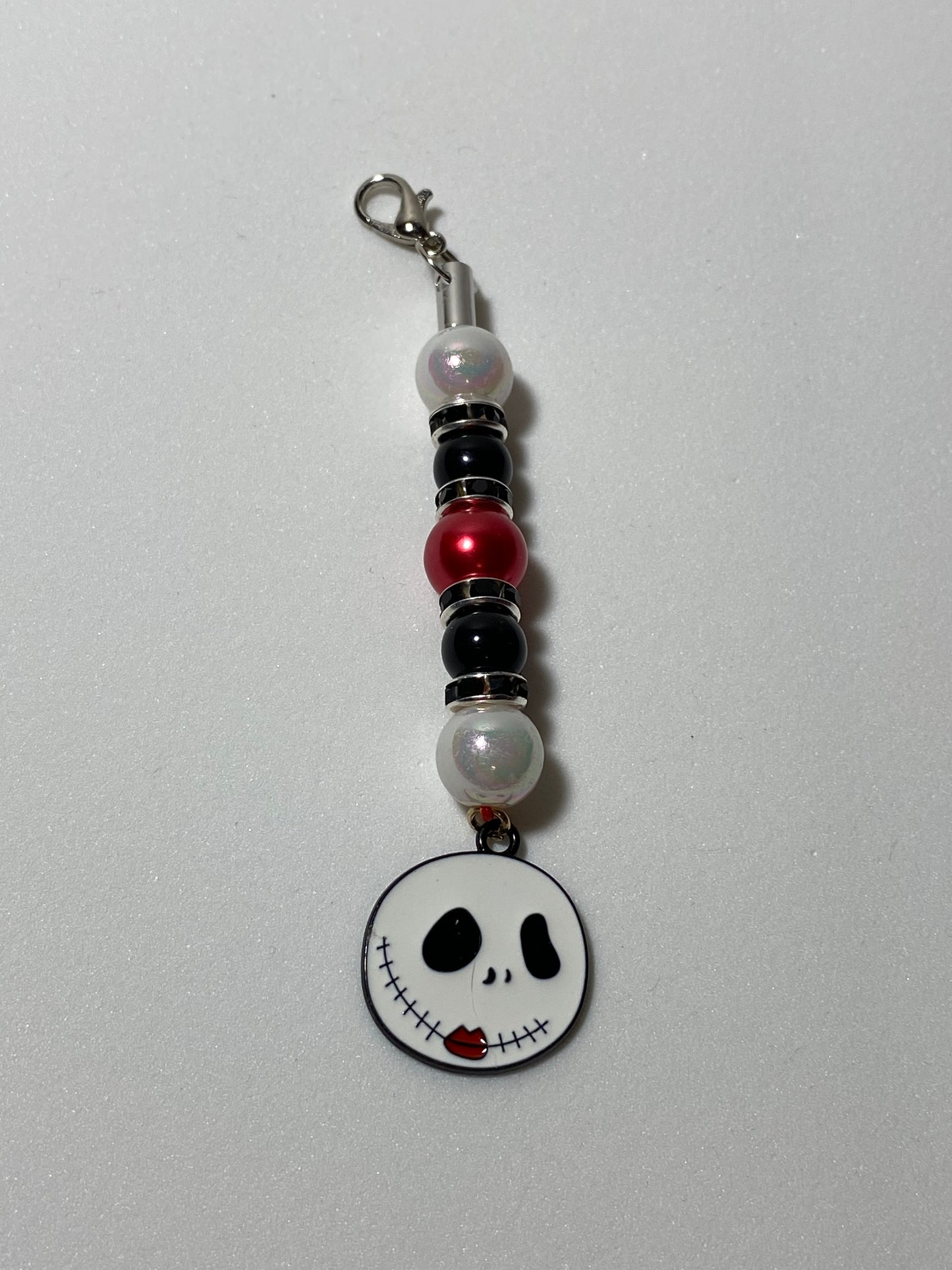 Jack Head w/Lips Zipper Pull / Keychain Charm