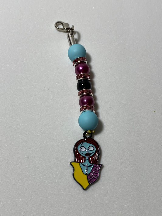 Sally Zipper Pull / Keychain Charm