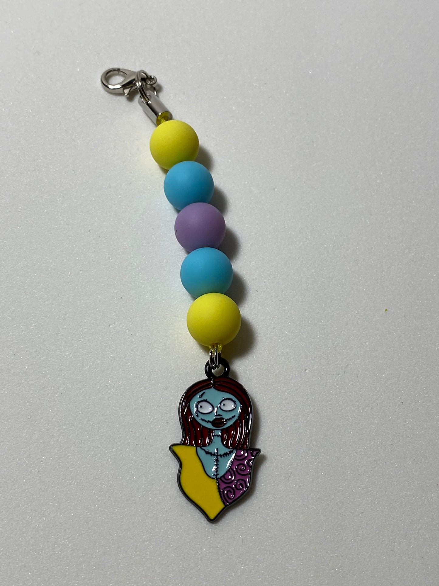 Sally 1 Zipper Pull / Keychain Charm