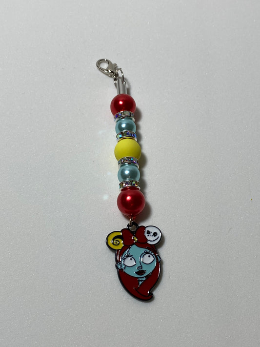 Sally Head 2 Zipper Pull / Keychain Charm