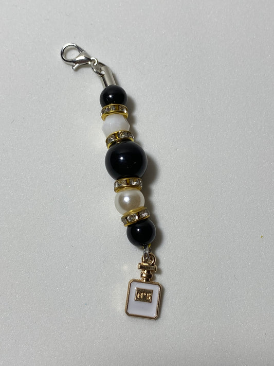 Perfume Bottle Zipper Pull / Keychain Charm