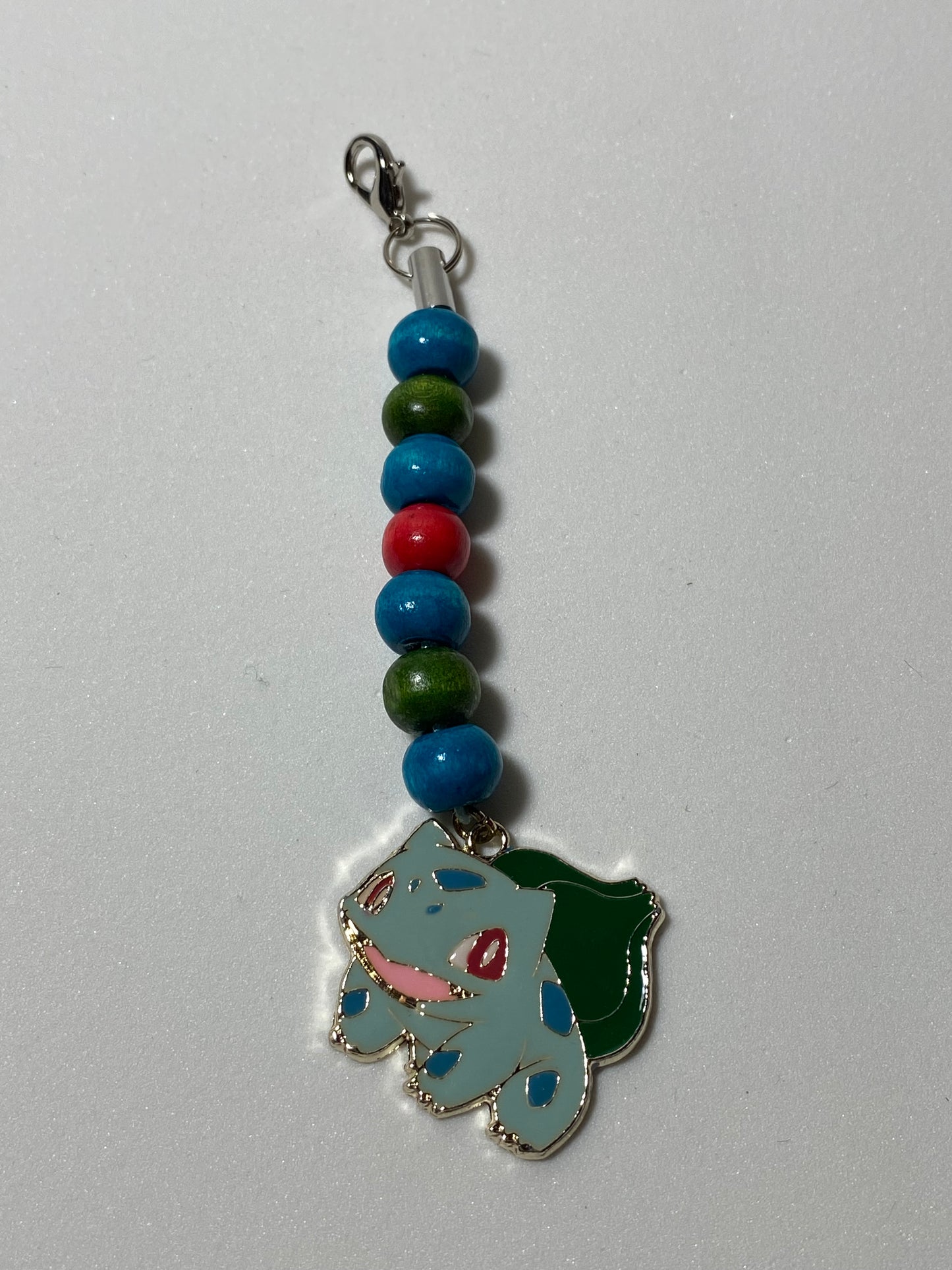 Bulbasaur Zipper pull / Keychain Charm