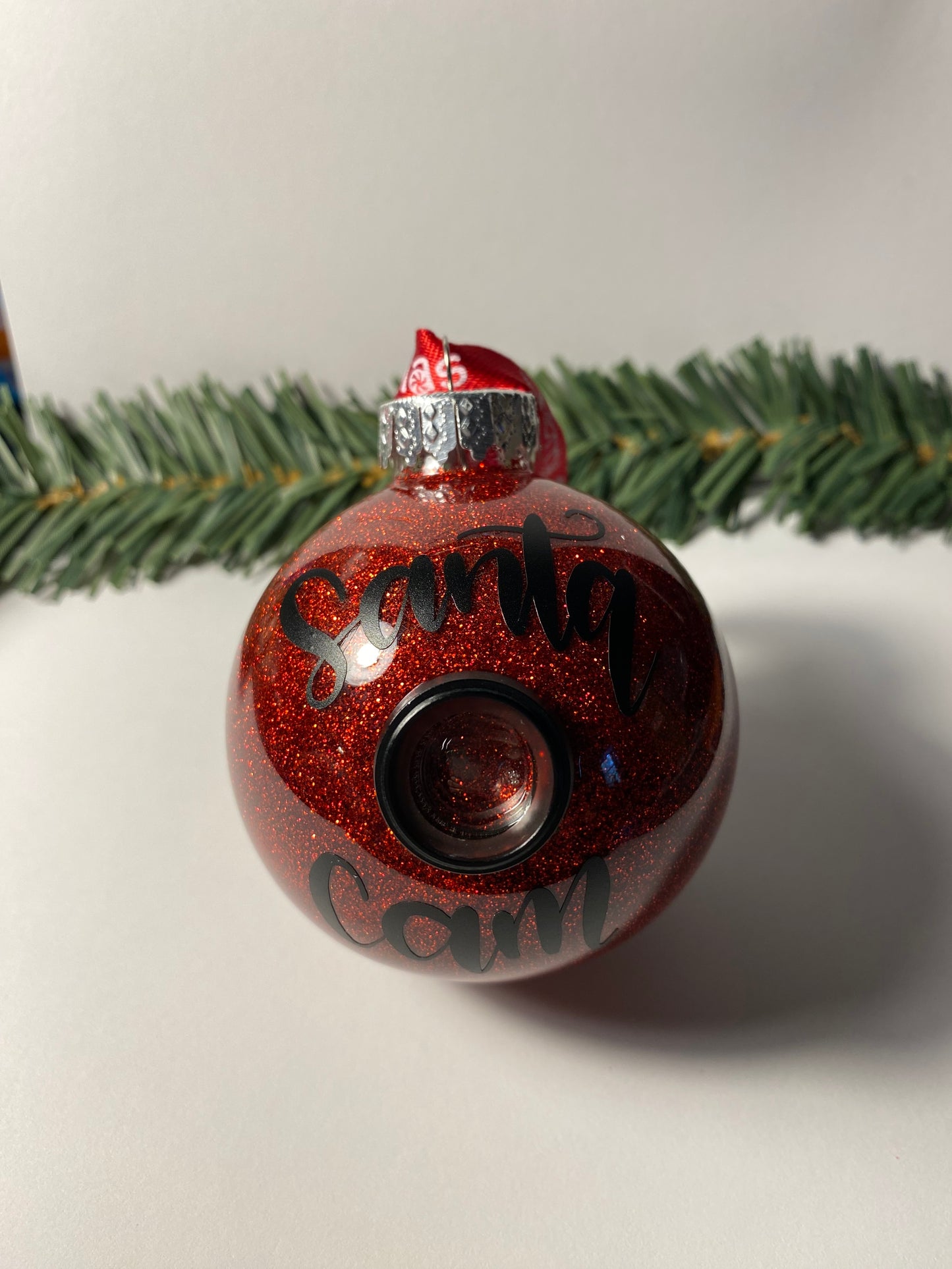 Santa Cam Ornament w/Medium Lens Christmas Ornament