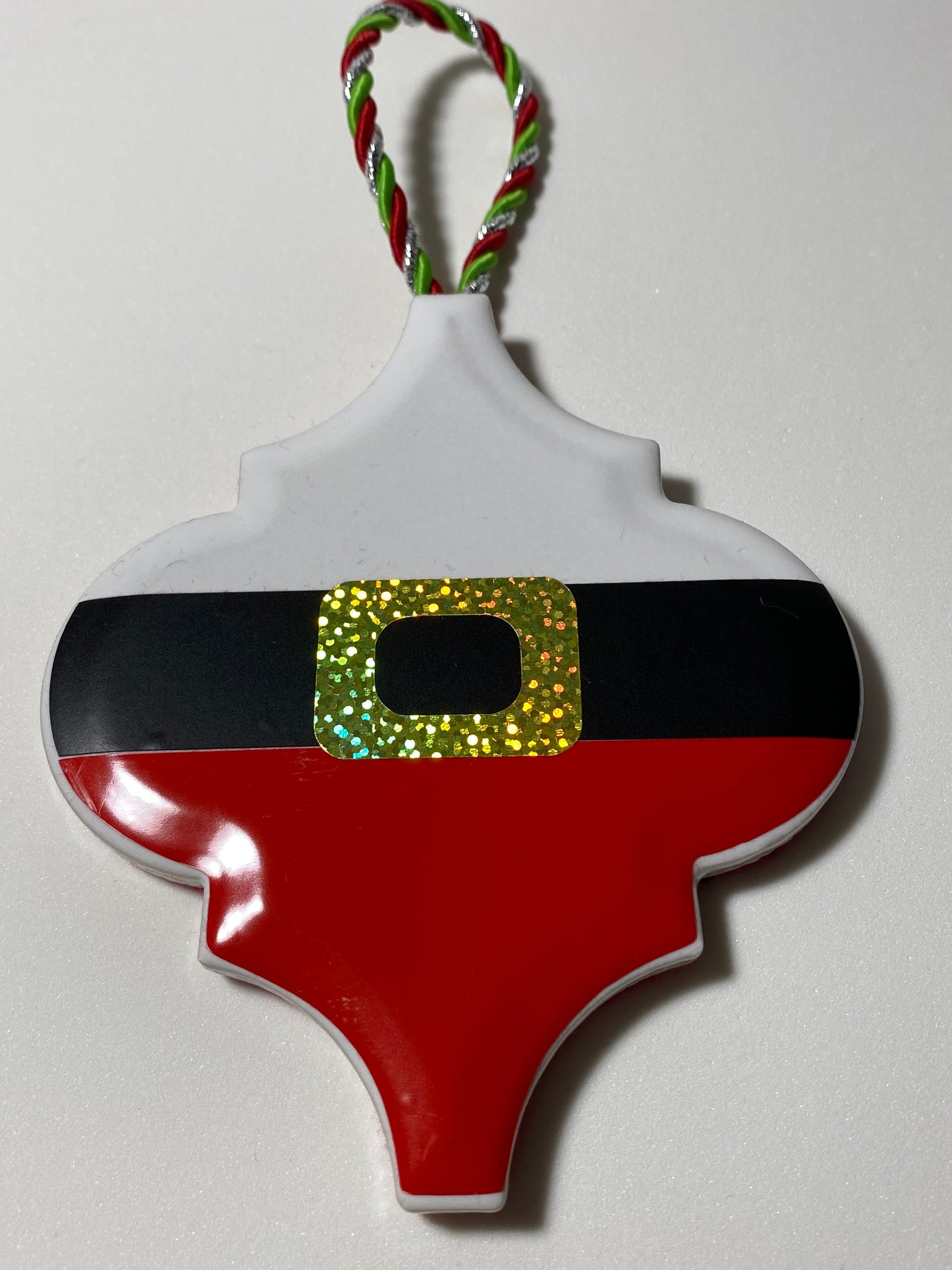 Santa Arabesque Ornament