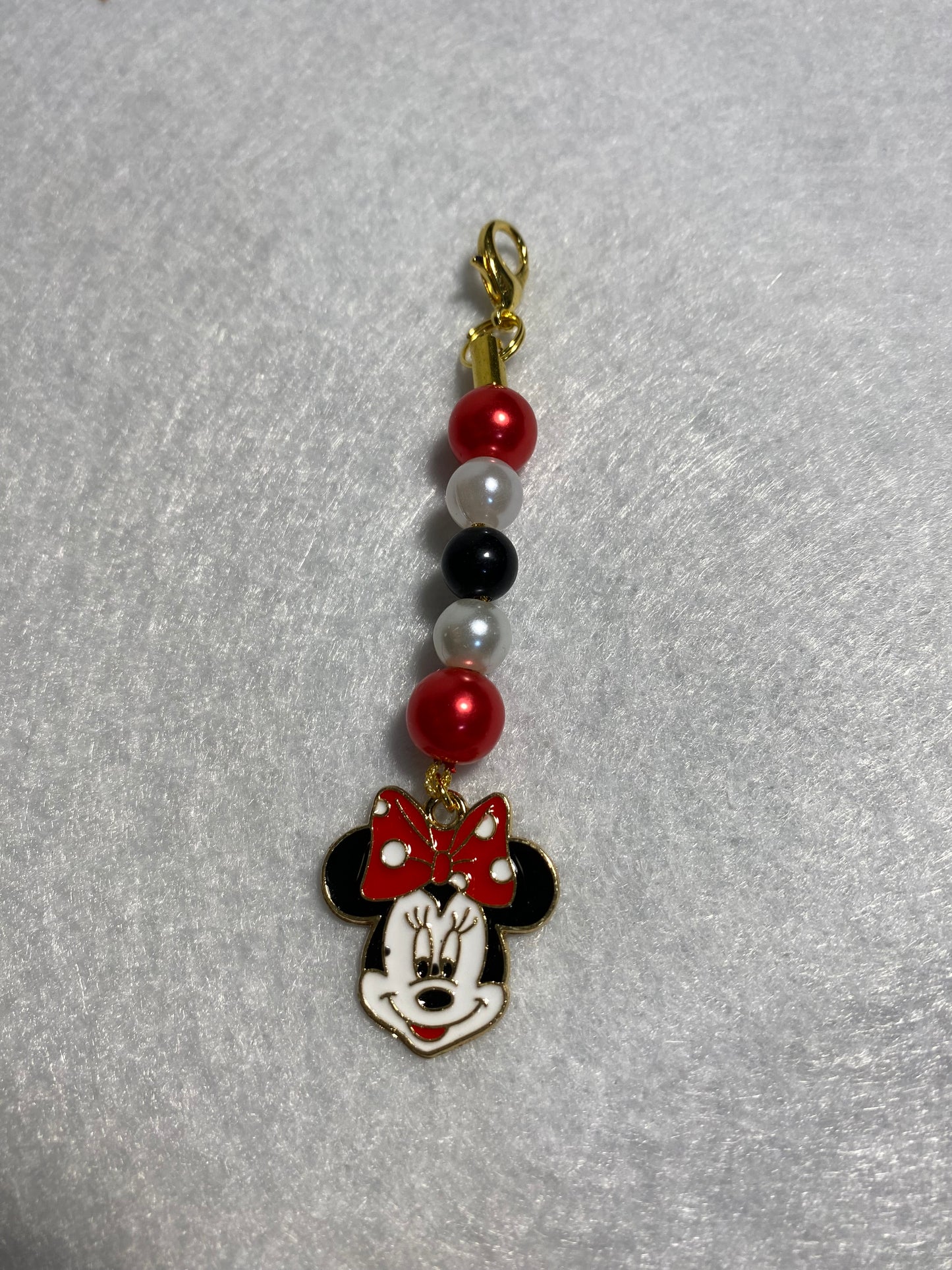 Minnie Zipper Pull / Keychain Charm