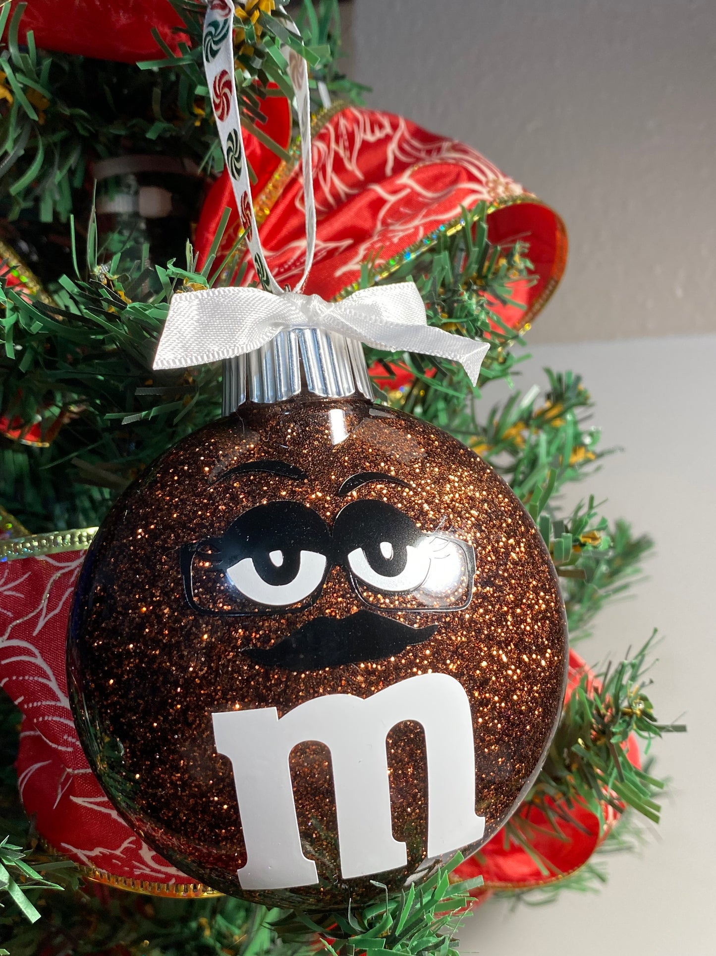 Brown M&M Ornament