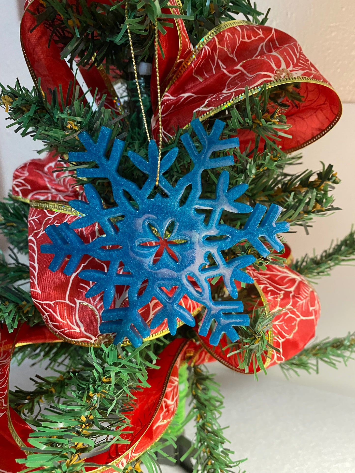 Blue Snowflake Ornament