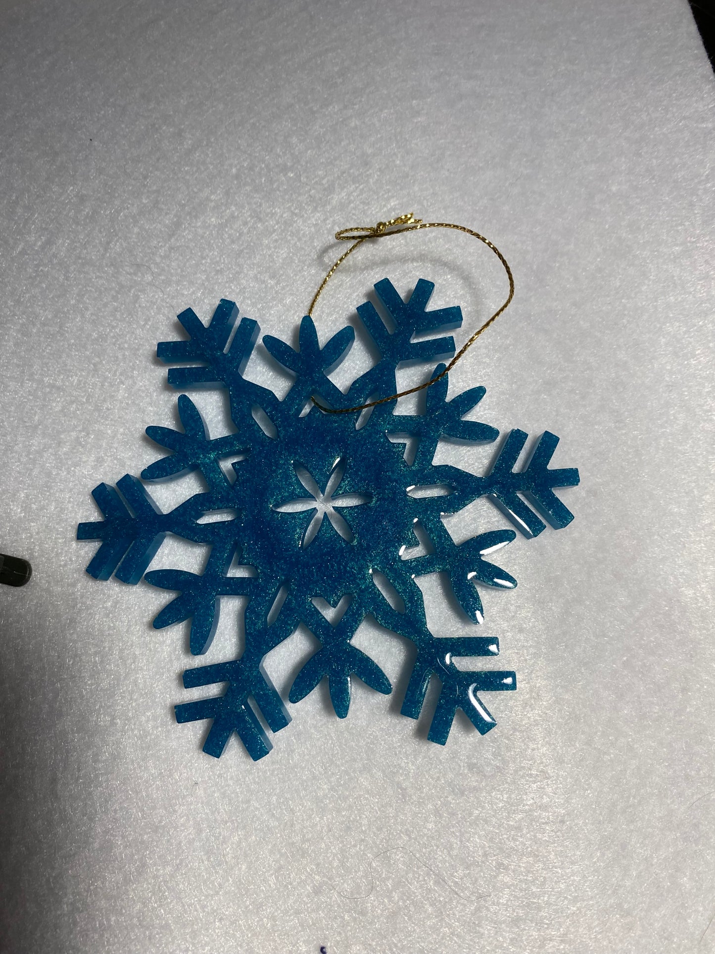 Blue Snowflake Ornament