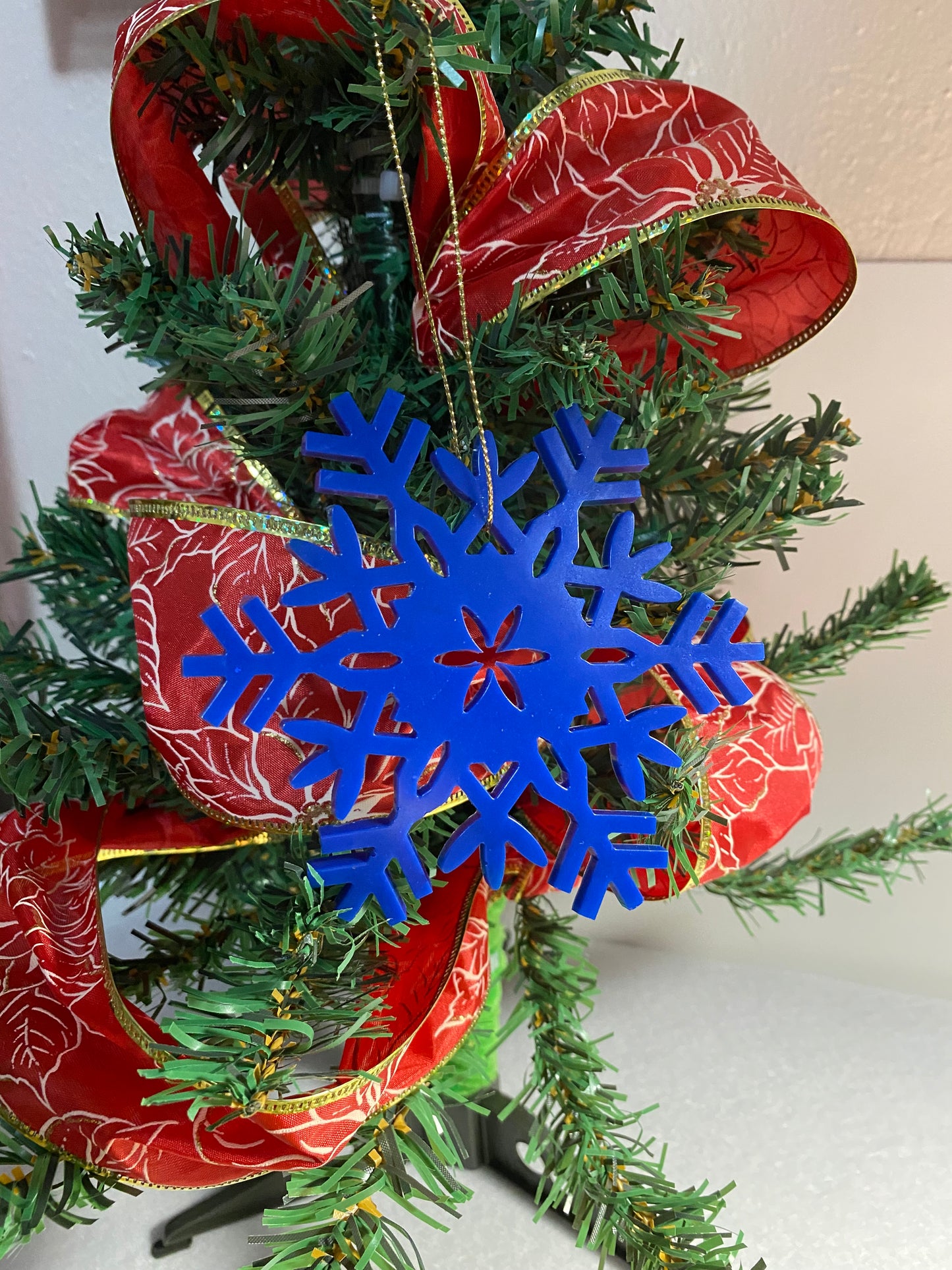 Blue Snowflake Ornament