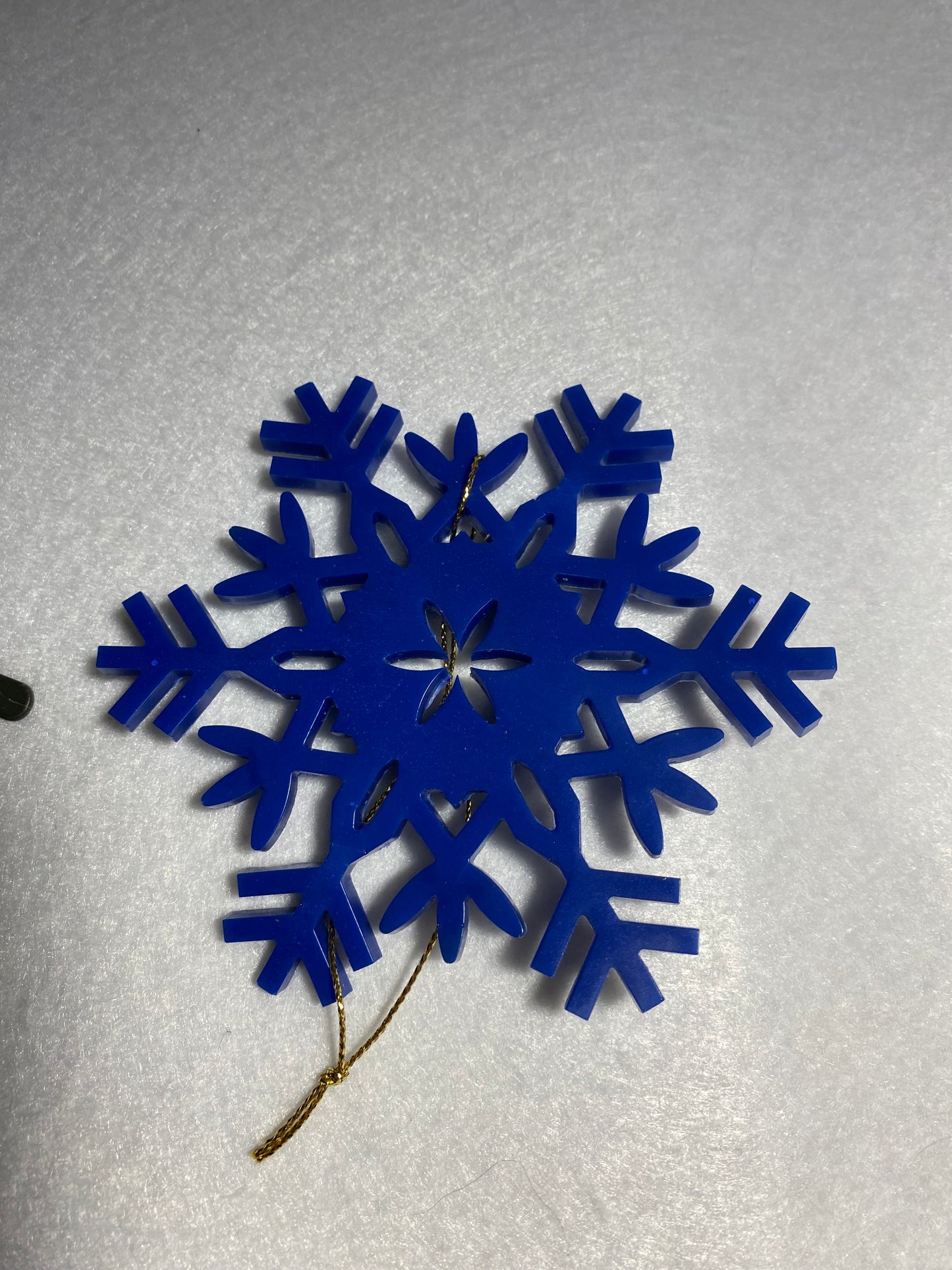 Blue Snowflake Ornament